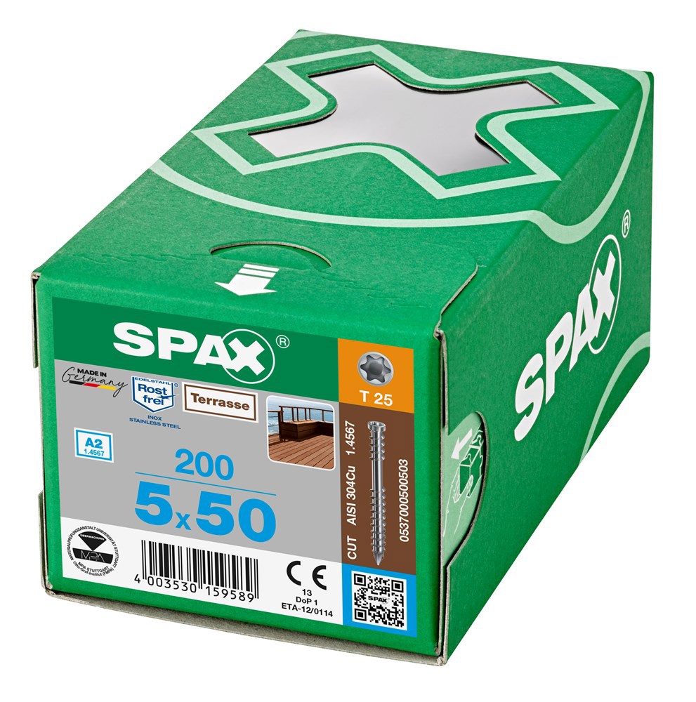 vlonderschroef rvs a2 spax-5