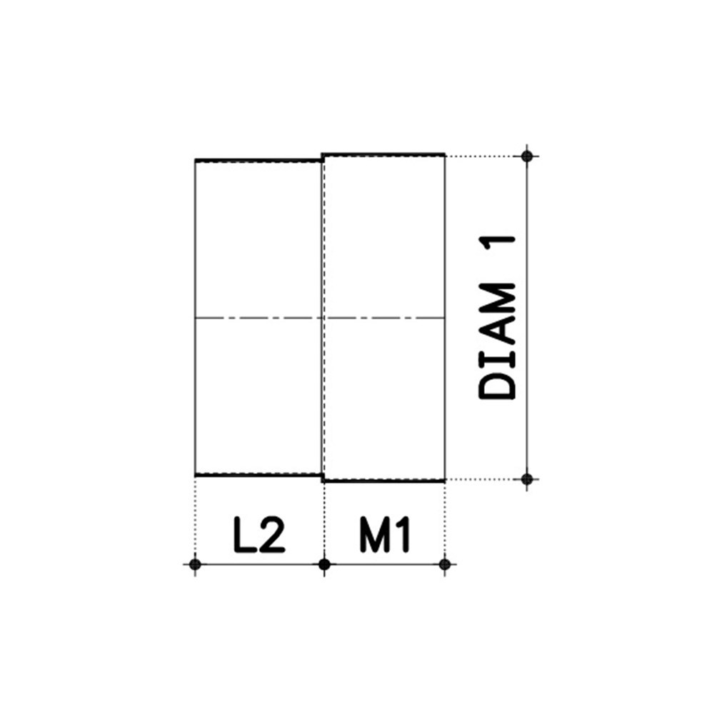 verbindingsmof pvc grijs hwa-3