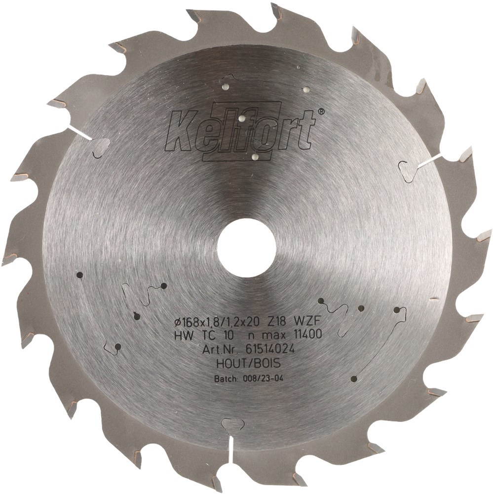 Cirkelzaagblad Hm Kelfort - 168X1.8X20MM 18FWS