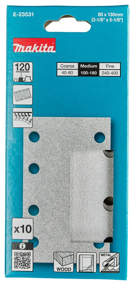 schuurstrook wit velcro makita-6