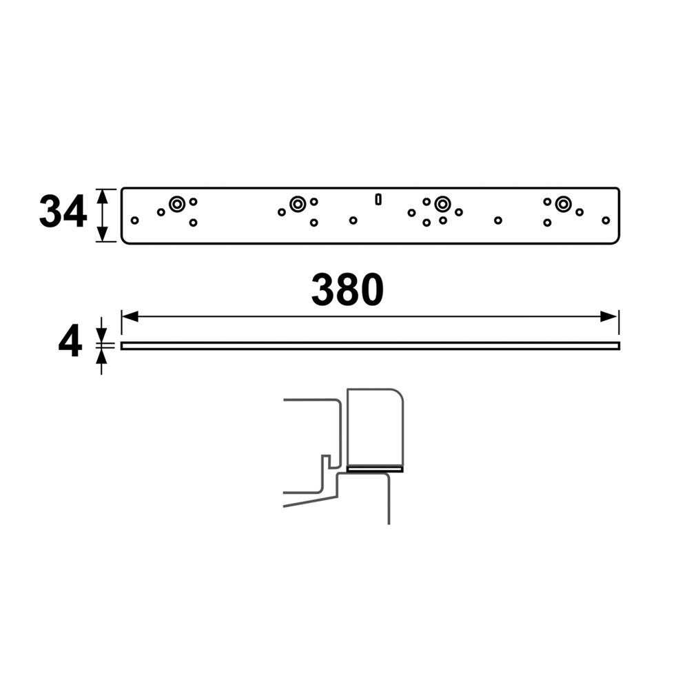 montageset klepraam axa remote 2.0-4