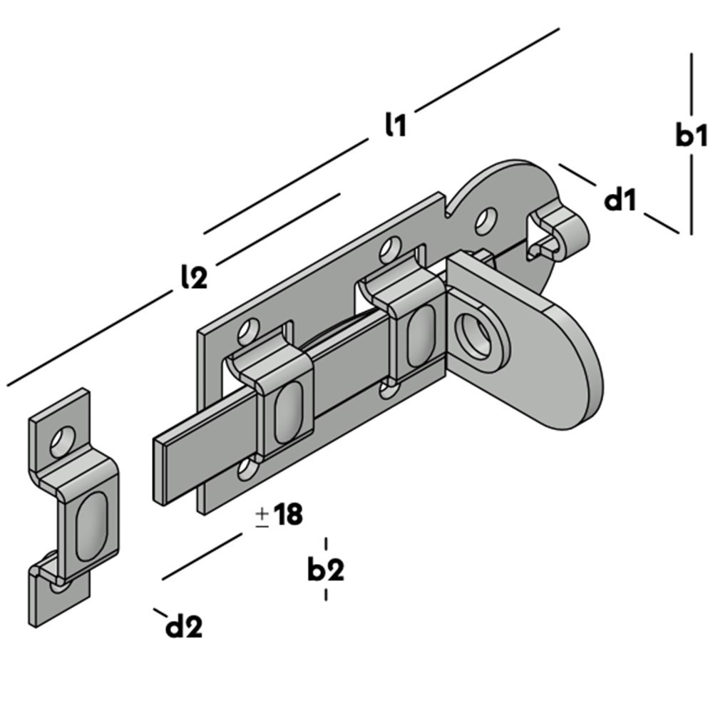 hangslotschuif vlak elvz-3
