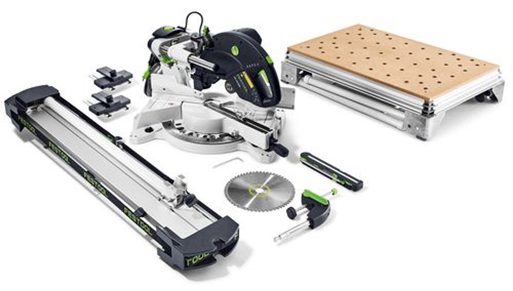 Radiaal Afkortzaagmachine Festool - KS120 REB-SET-MFT KAPEX