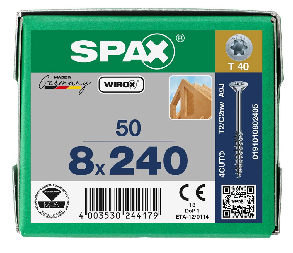 spaanplaatschroef wirox spax-6
