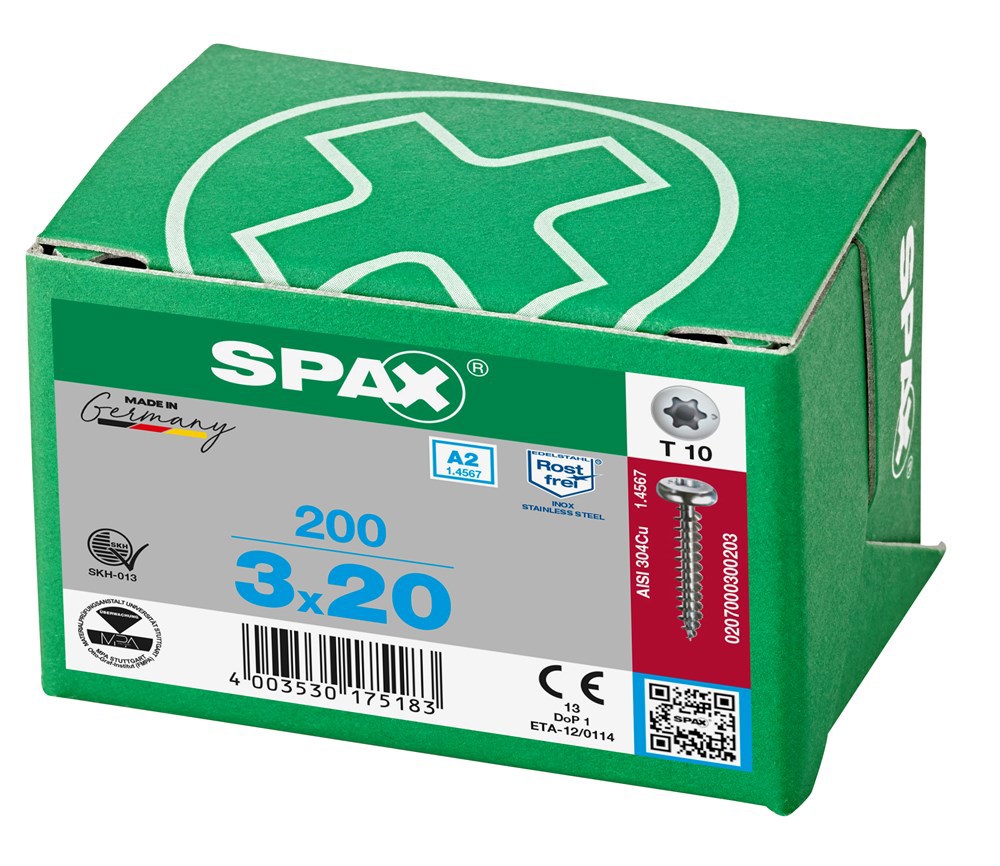 spaanplaatschroef rvs a2 spax-7