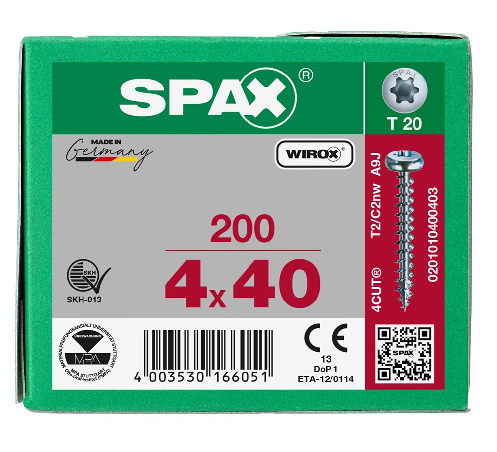 spaanplaatschroef wirox spax-6