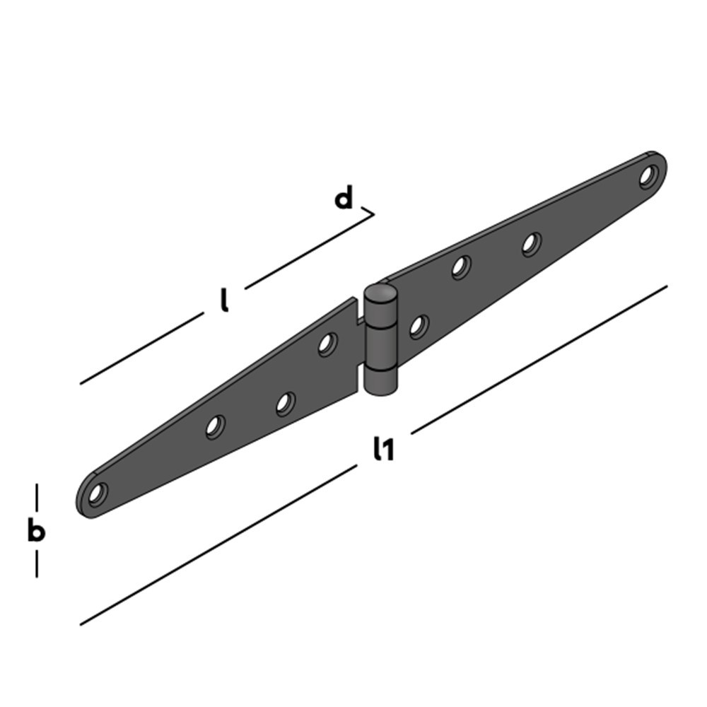 staartheng zwart epz-4
