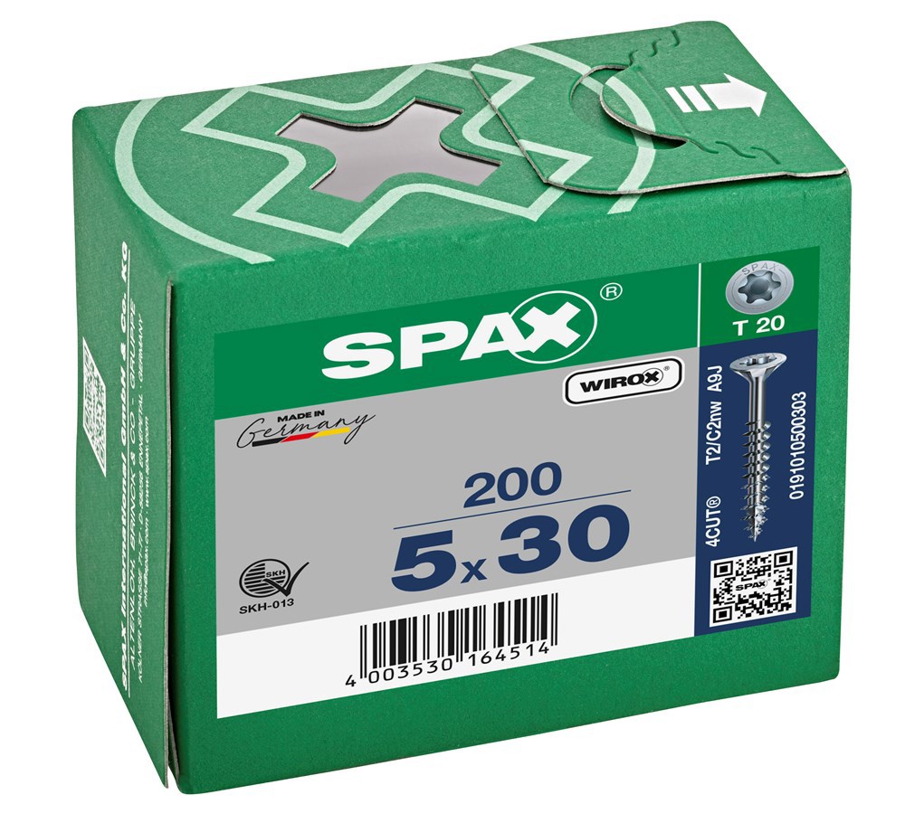 spaanplaatschroef wirox spax-4