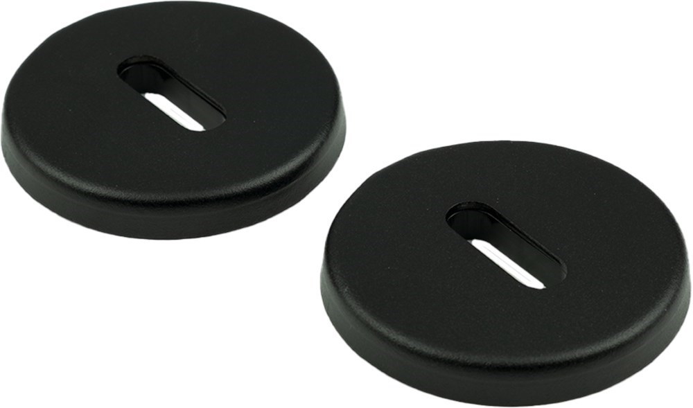 sleutelrozet aluminium mat zwart oxloc