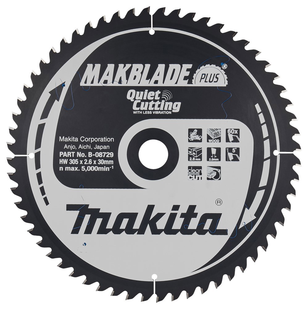 Cirkelzaagblad Hm Makita - 305X2.6X30MM 60T
