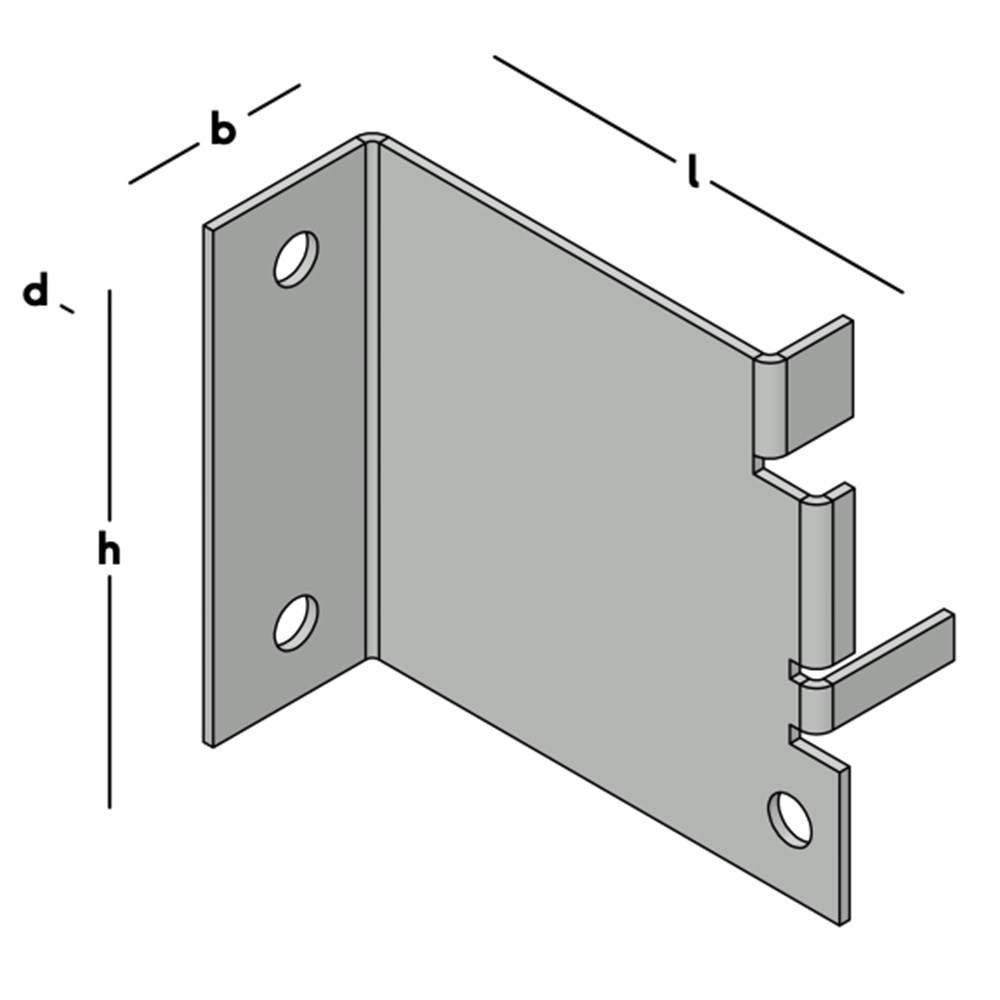 muurplaatmontageplaat sv-3