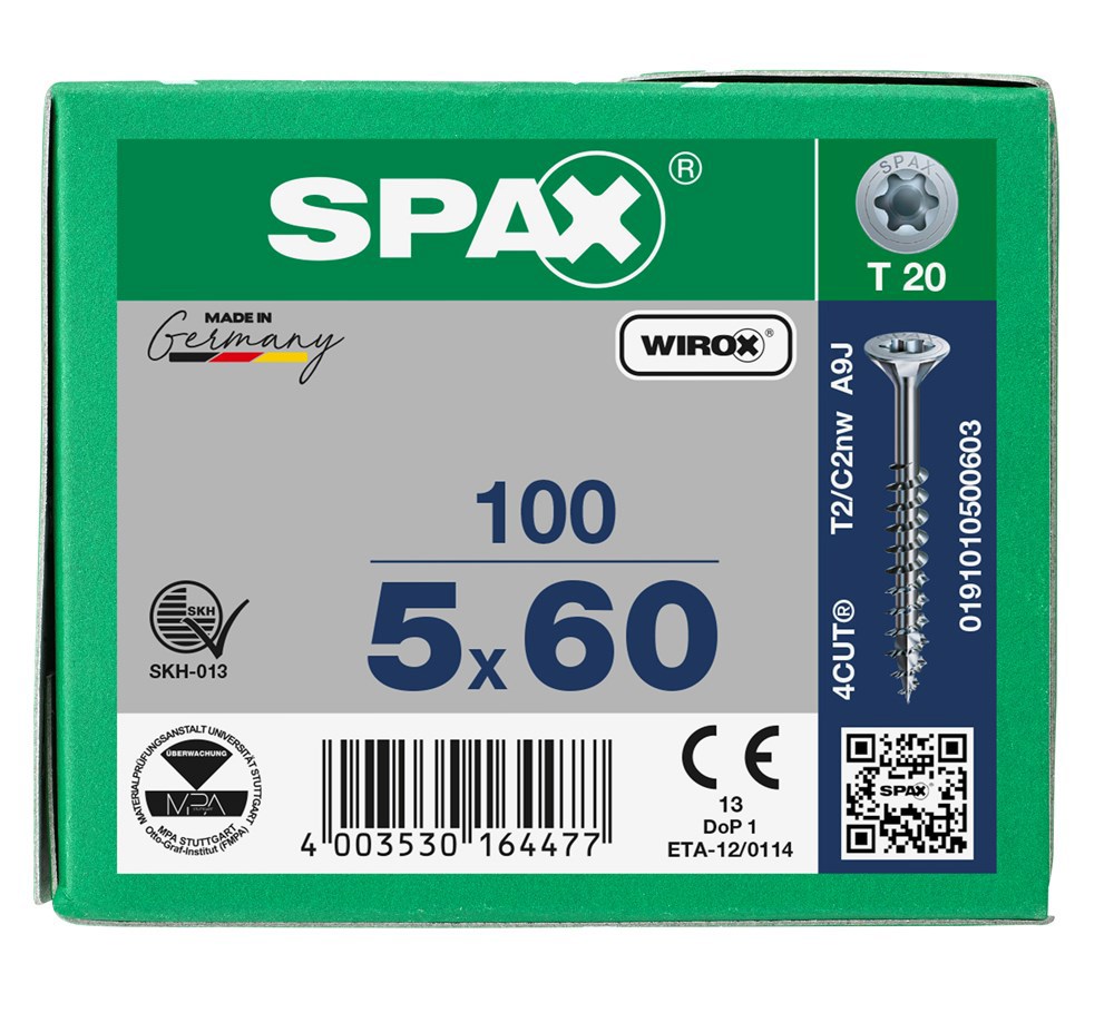 spaanplaatschroef wirox spax-6