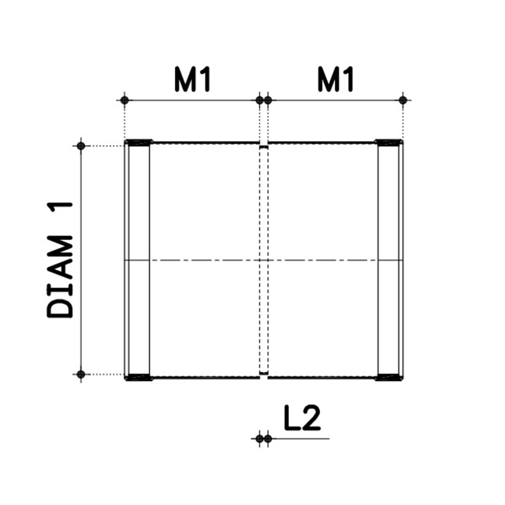 steekmof dubbel pvc grijs rwa-3