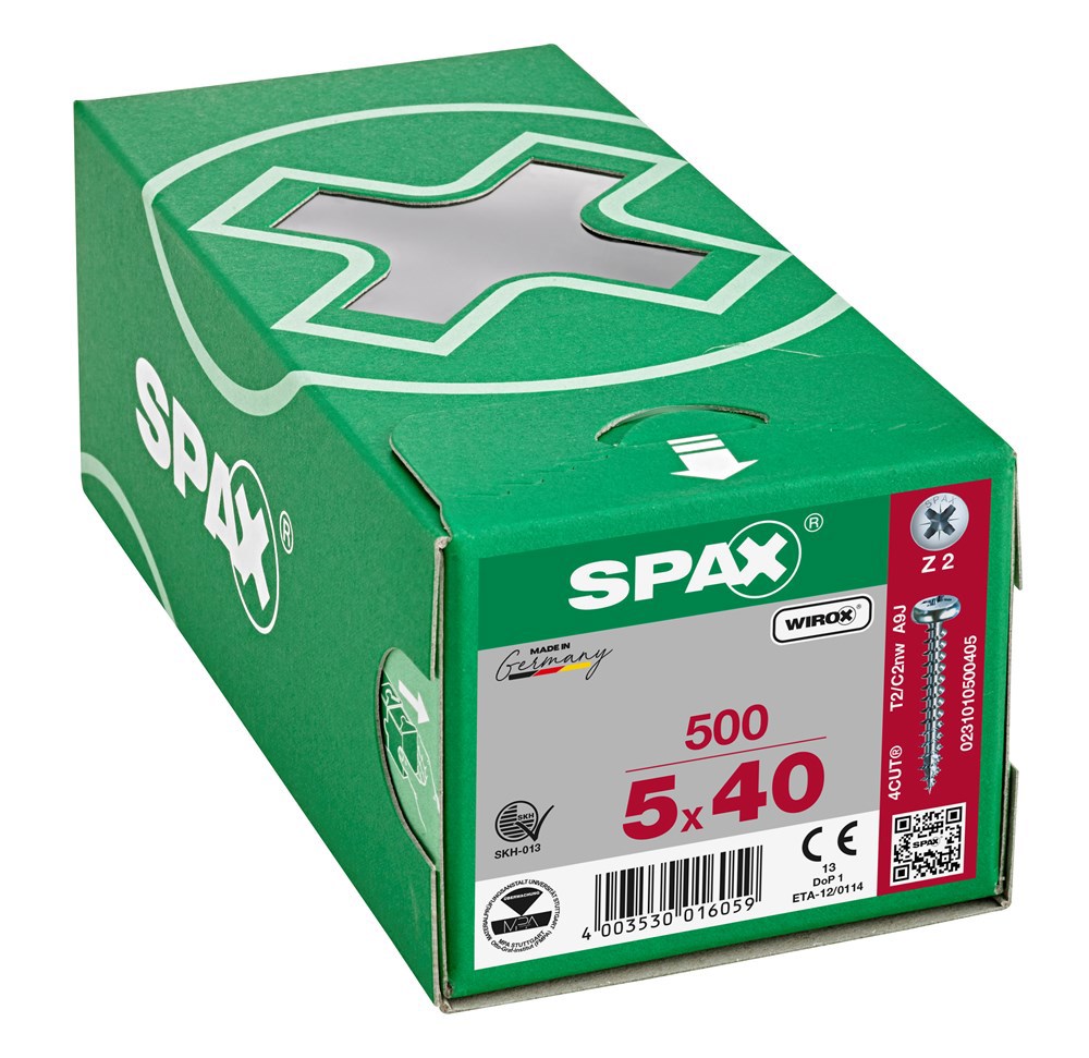 spaanplaatschroef wirox spax-4
