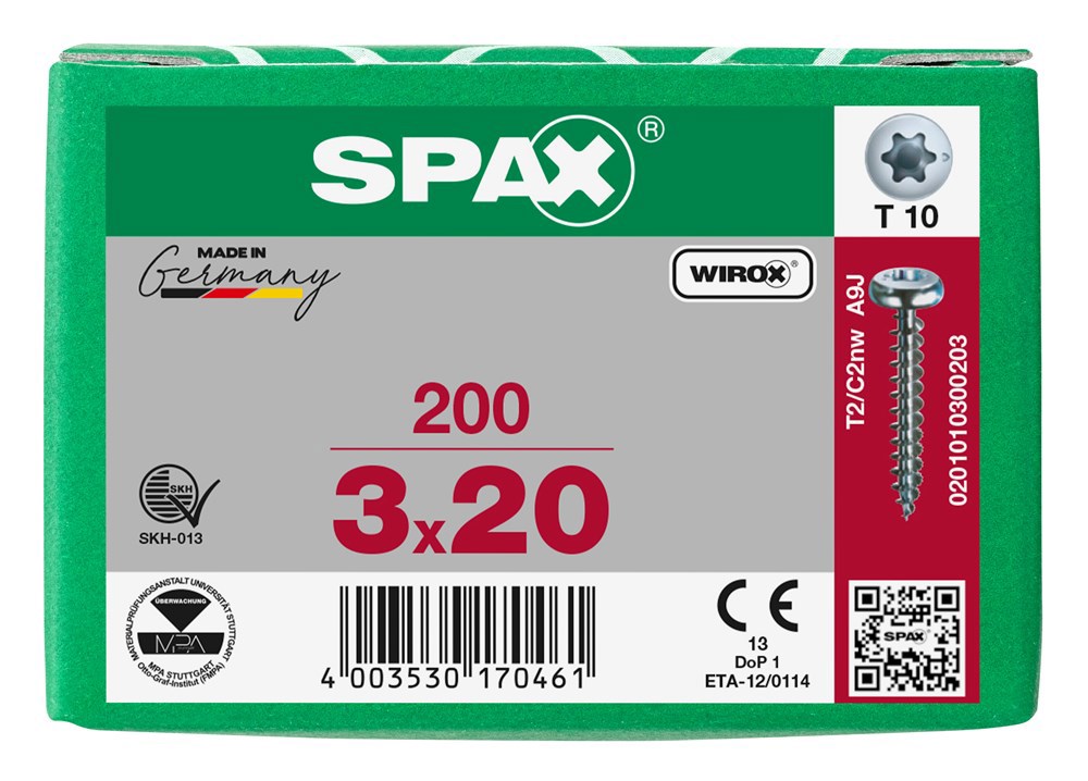 spaanplaatschroef wirox spax-6