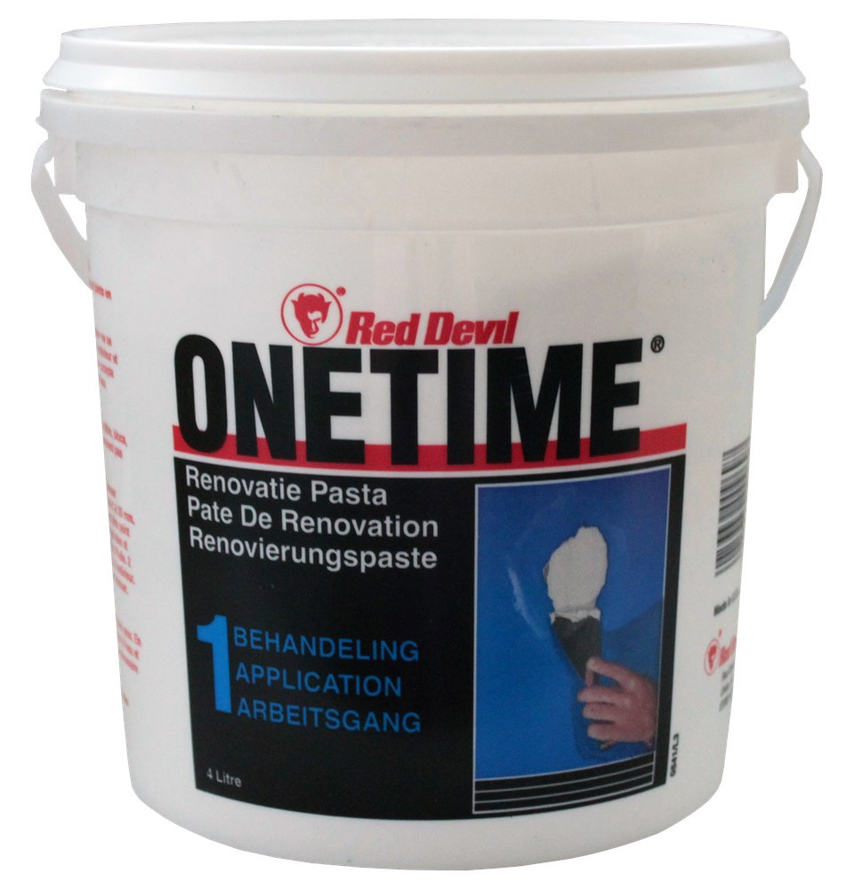 renovatiepasta one time red devil