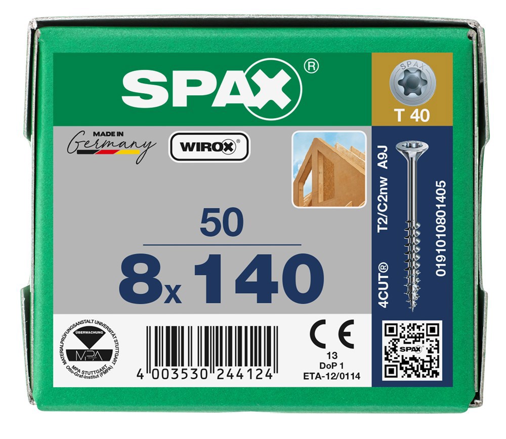 spaanplaatschroef wirox spax-6