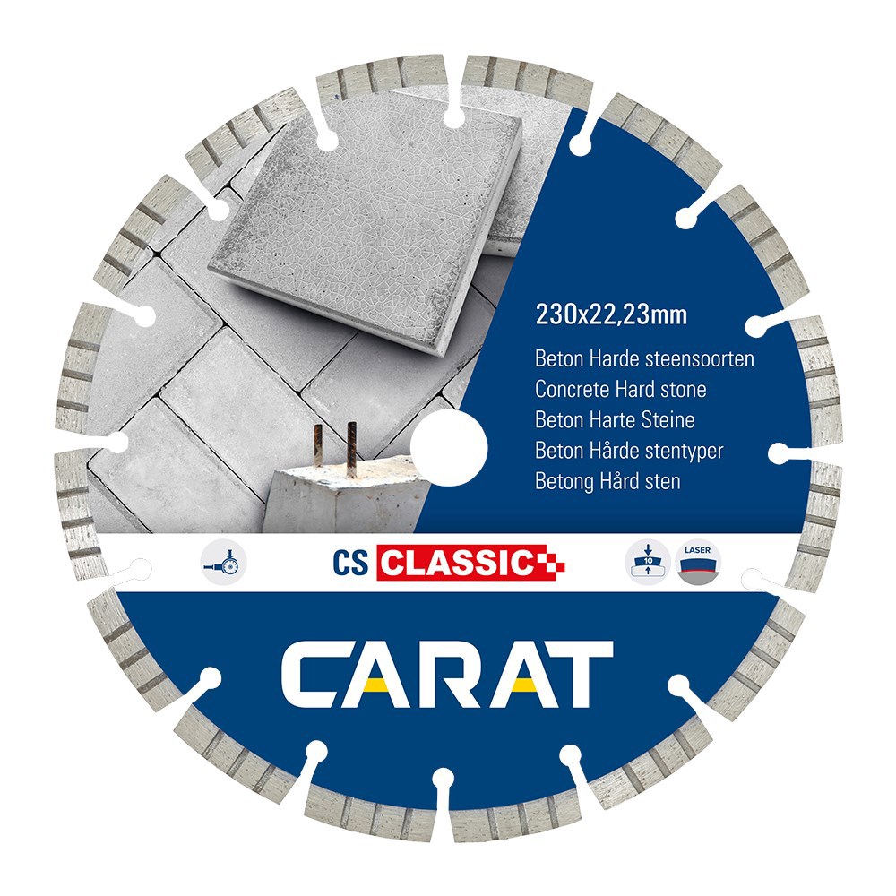 Diamantzaagblad Droog Carat Classic - CSC 230X22.23MM