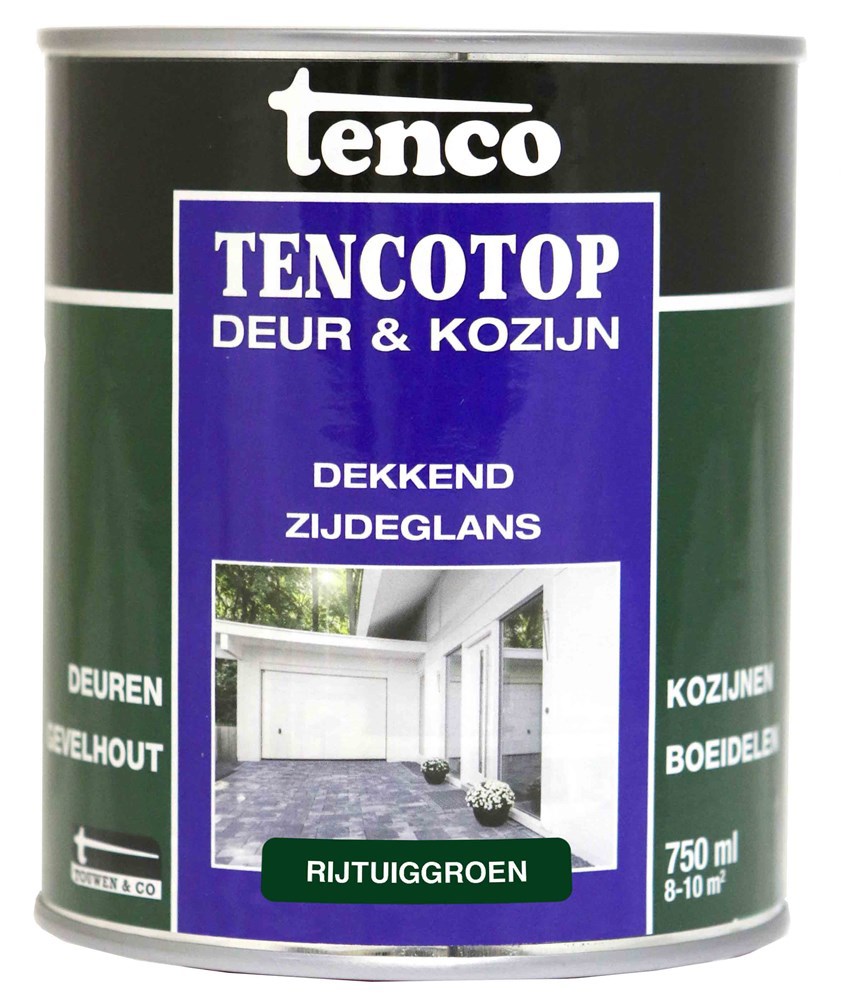 Beits Dekkend Zijdeglans Rijtuiggroen - TENCOTOP  750ML