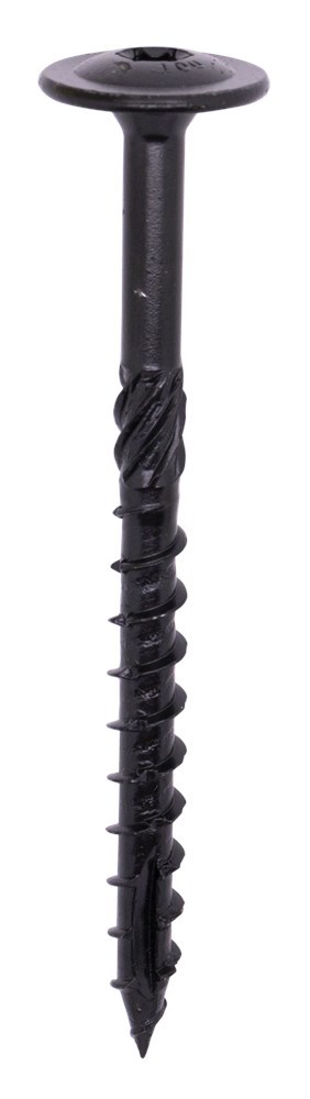 Tellerkopschroef Verzinkt Woodies -  8.0X100MM TK T40 SHIELD ZWART