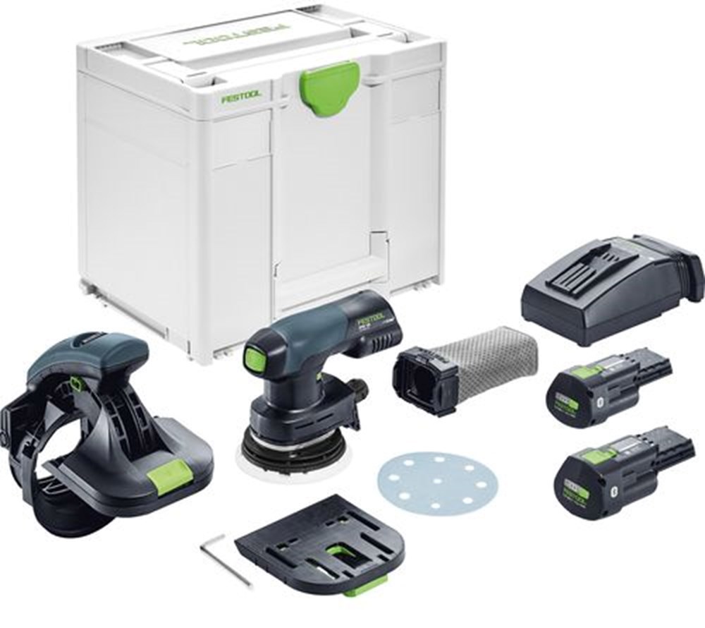 Accu Kantenschuurmachine Festool - ES-ETSC125 3.0 I-PLUS 18.0V
