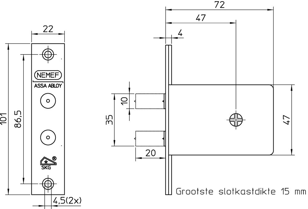 veiligheidsbijzetpenslot insteek nemef-3