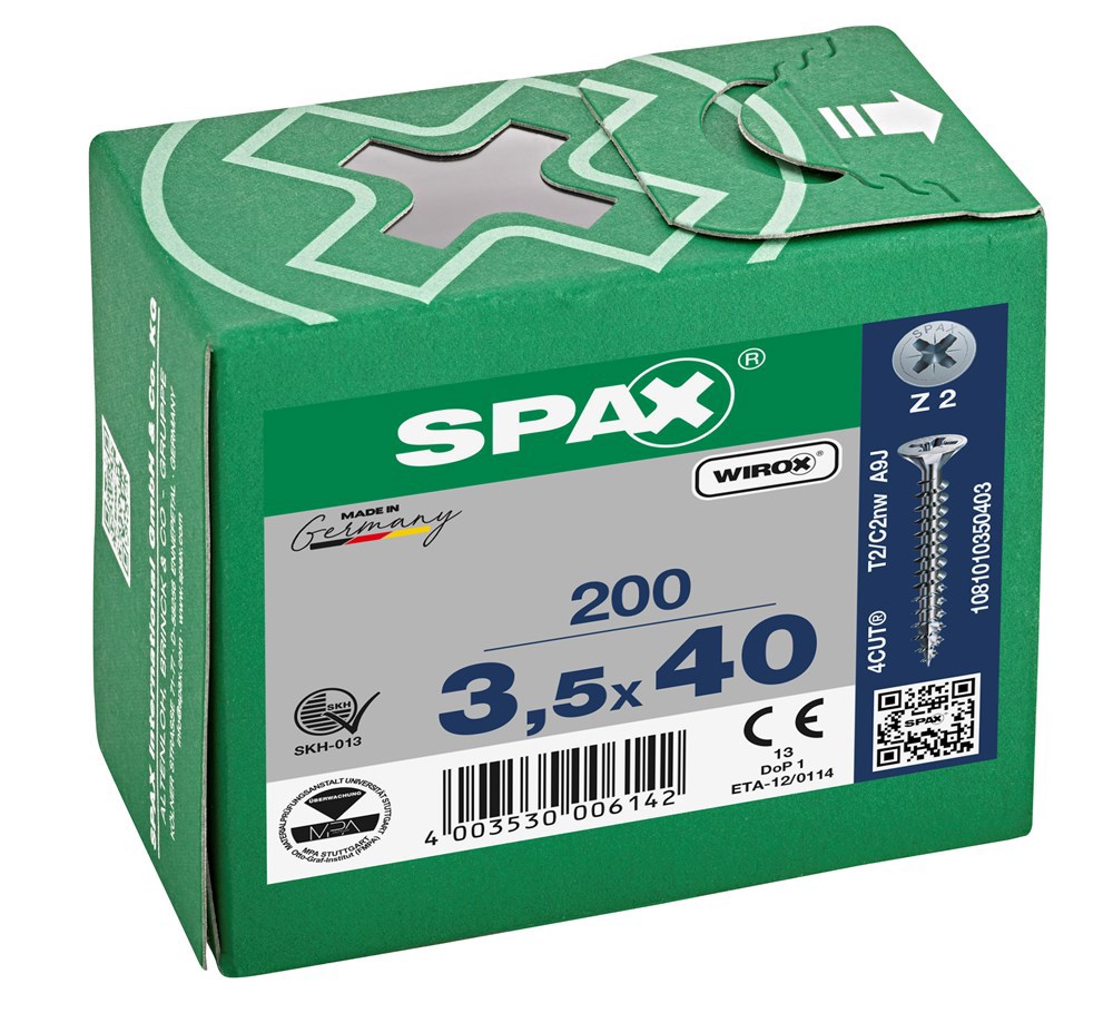 spaanplaatschroef wirox spax-4