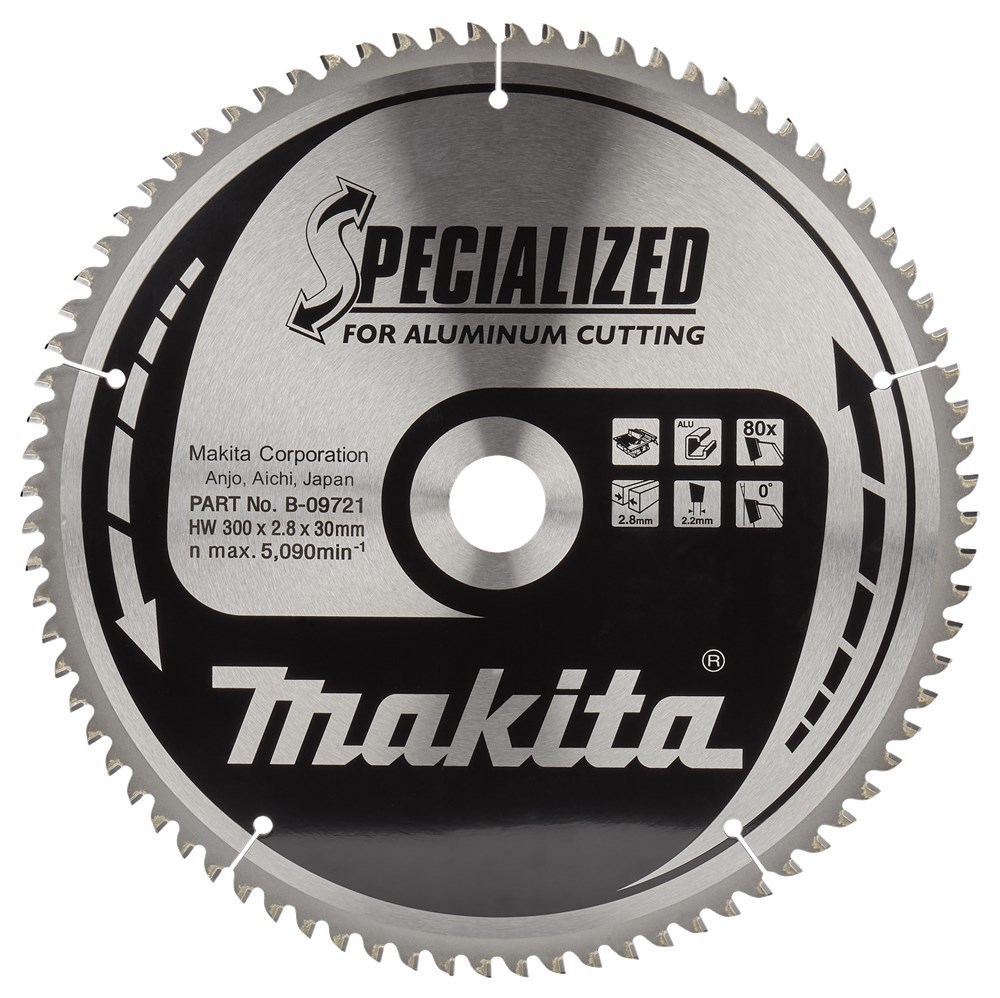 Cirkelzaagblad Hm Makita - 300X2.8X30MM 80T TCG