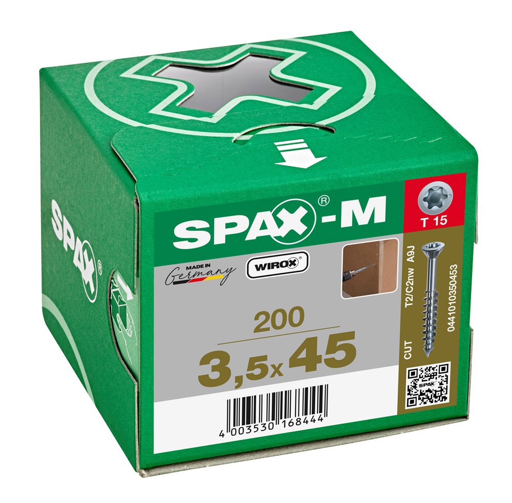 mdf plaatschroef wirox spax-m-4