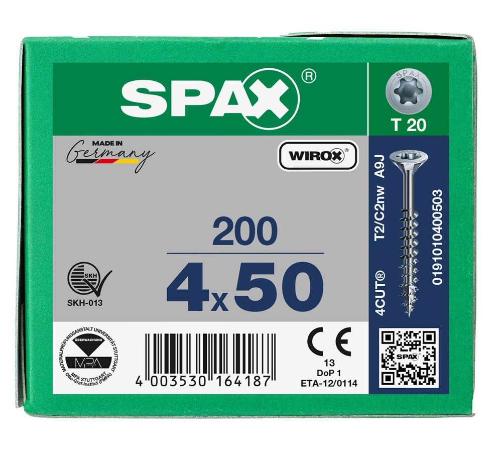 spaanplaatschroef wirox spax-6
