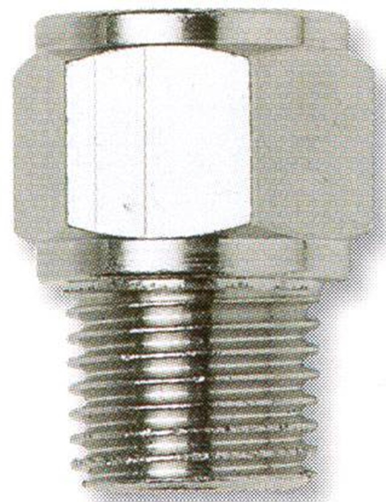 Nippel Staal Vernikkeld Ironside - 1/2''' BI - 3/8'' BU SET à 2 ST