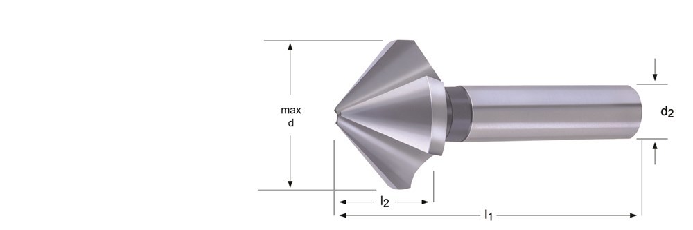 verzinkboor hss cilindrisch dormer-3
