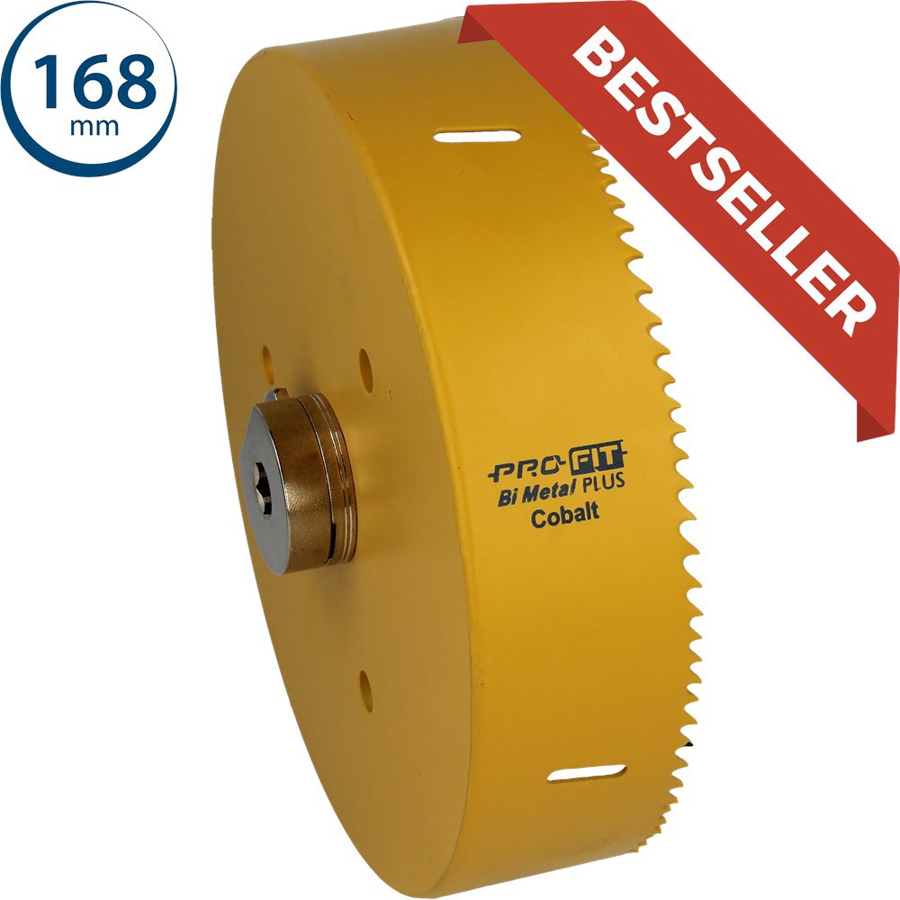 Gatzaag Bimetal Plus Variable Profit - Ø168X38MM CLICK&DRILL HEX 10MM