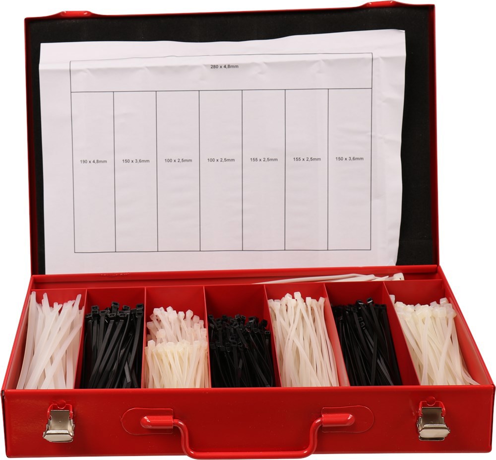 assortimentskoffer metaal rood kelfort