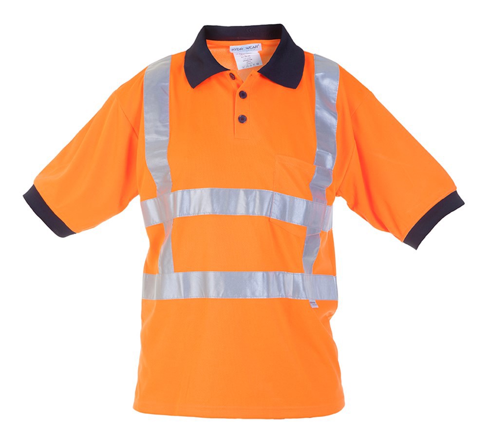 Poloshirt Trafficline Hydrowear - TILBURG ORANJE FLUOR XL