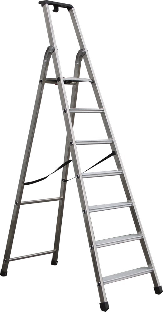 plateautrap aluminium ongecoat kelfort