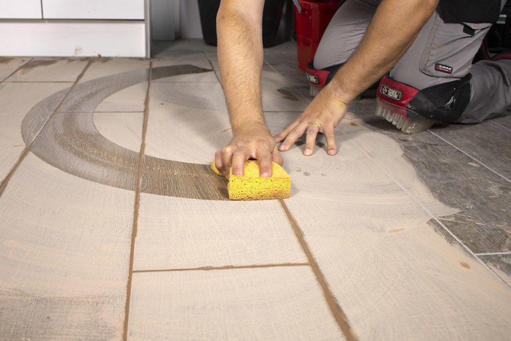 spons met schuurzijde rubi-6