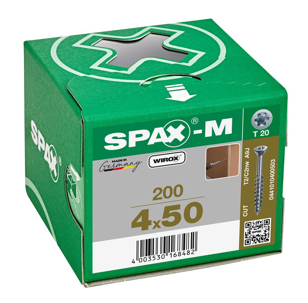 mdf plaatschroef wirox spax-m-4