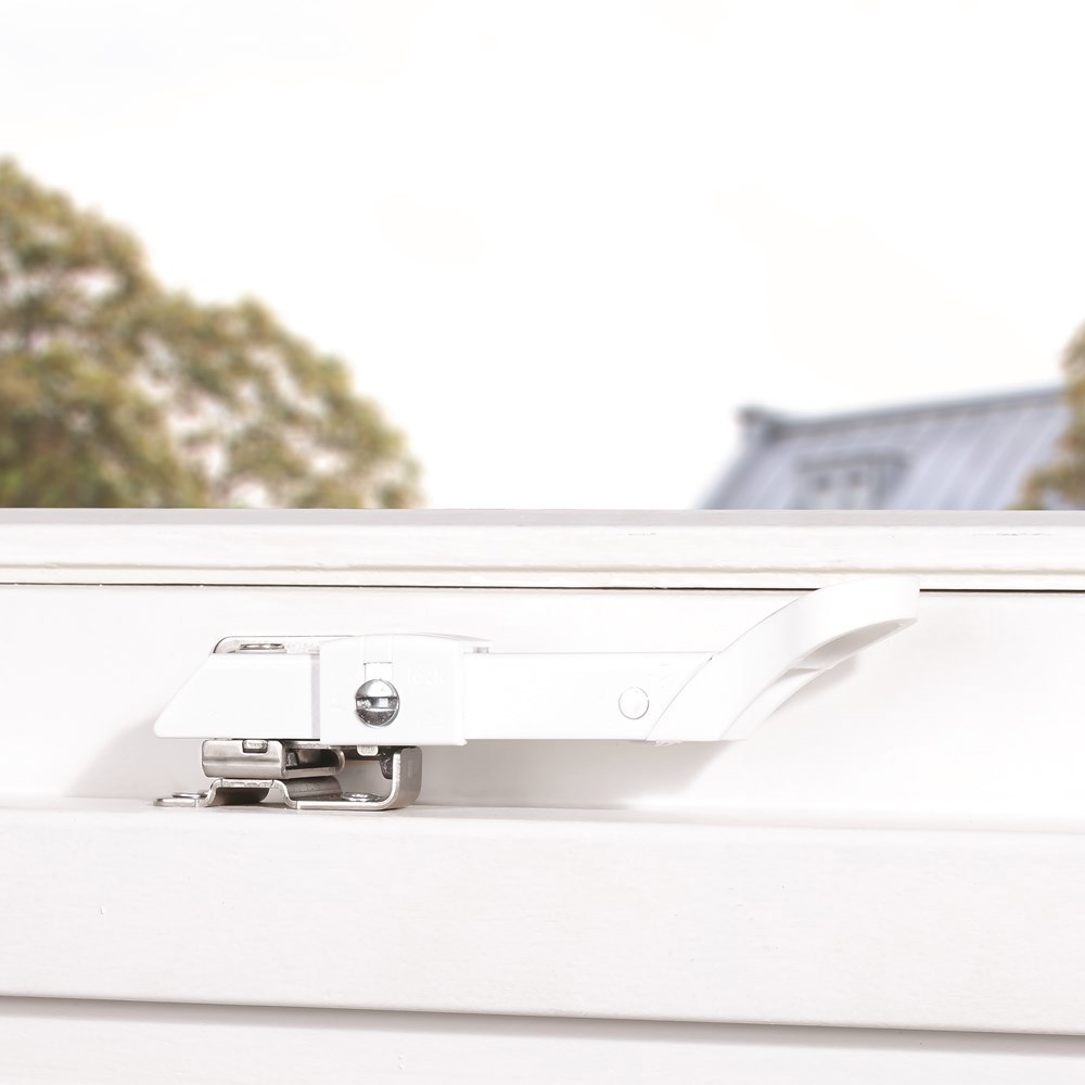 combi-raamuitzetter wit axa-4