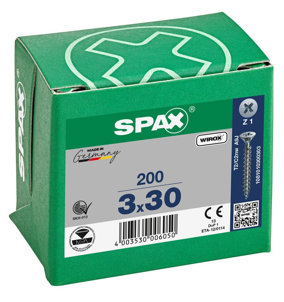 spaanplaatschroef wirox spax-4