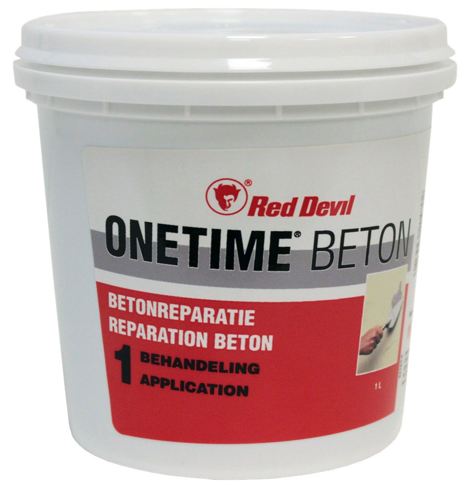 renovatiepasta one time beton red devil
