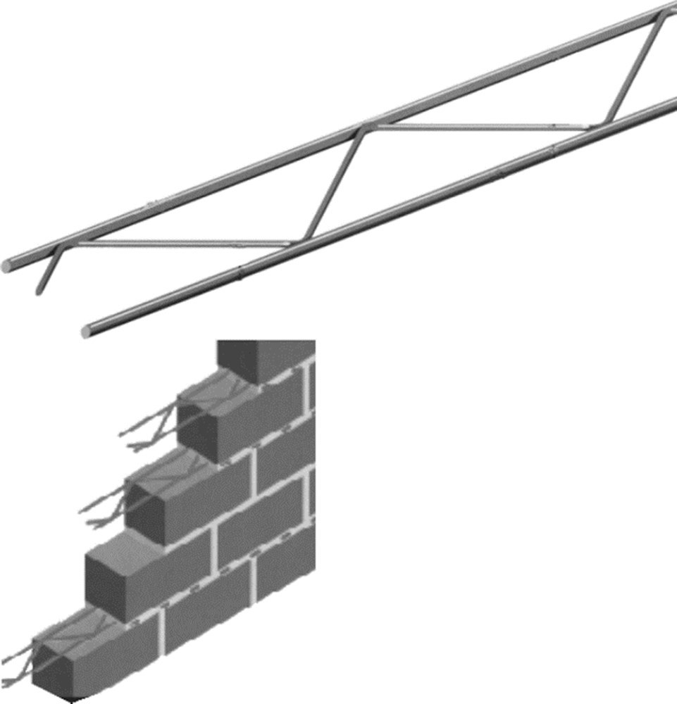 Metselwerkwapening Elvz/Epoxy Bekaert - MURFOR SPACER RND/E 50MM 305CM