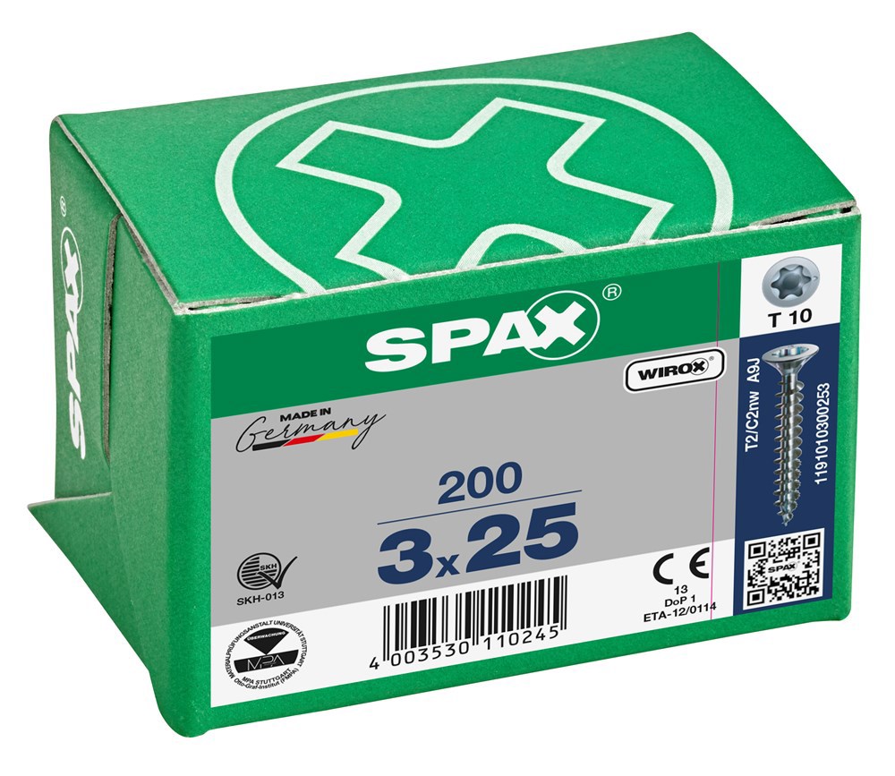 spaanplaatschroef wirox spax-4