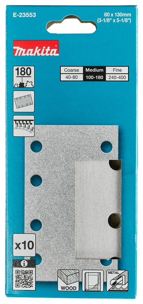 schuurstrook wit velcro makita-6