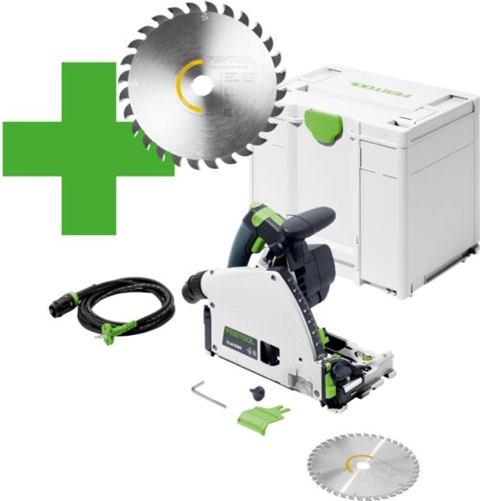 Invalcirkelzaagmachine Festool 168Mm - TS60K-PLUS MT EDT