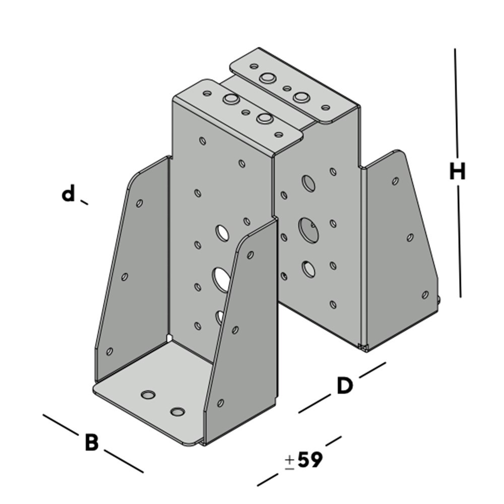 balkdrager gbs dubbel sv-3