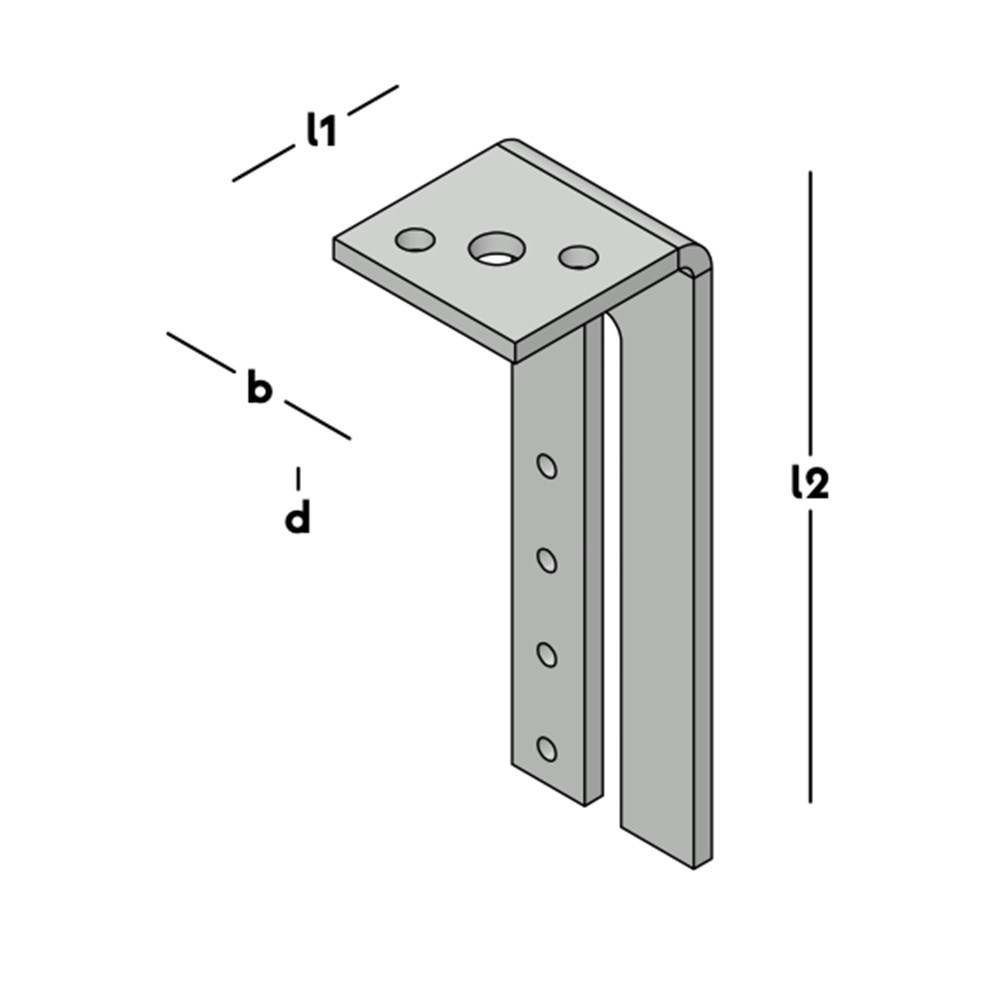 hoekanker zwaar zonder ril sv-3