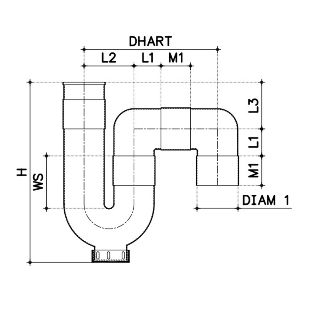 sifon universeel pvc rwa grijs-3