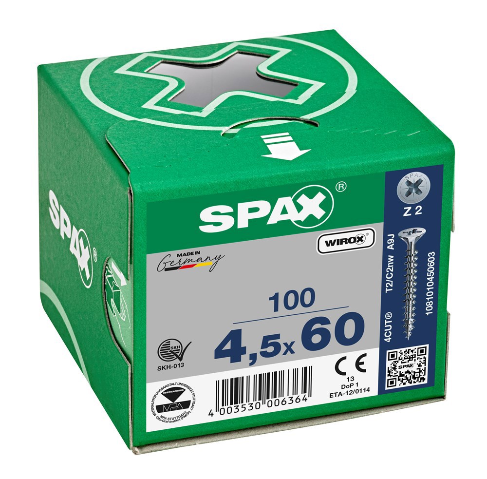 spaanplaatschroef wirox spax-4