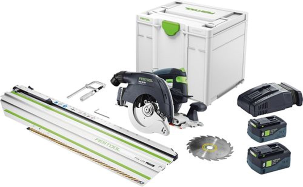 Accu Invalcirkelzaag Festool - HKC55 5.0EBI-SET-FSK420 18.0V